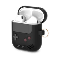 HKM-354003 Silicone AirPods Pro Case with Game Console Design and Keychain Compatibility