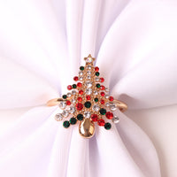 HKM-354259 Elegant Red Snowflake Napkin Ring Decorative Accent for Holiday Dining