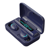HKM-354387 Bluetooth Wireless Headset with Battery Display, Call Function, and Voice Control