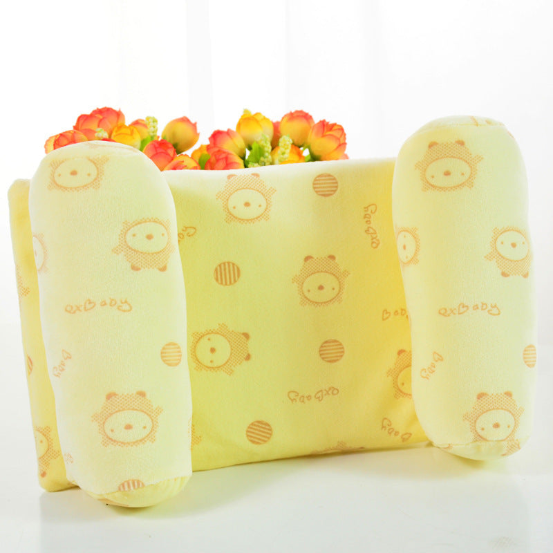 HKM-354451 Baby Bear Shape Neck Support Pillow - Memory Foam, Anti-Allergy, Available in Blue, Pink, Yellow