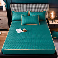 HKM-354451 Breathable Mattress Cover Protector with Quilted Polyester Fabric