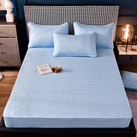 HKM-354451 Breathable Mattress Cover Protector with Quilted Polyester Fabric