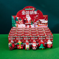 HKM-354451 Christmas Cartoon Doll Keychain Blind Box - 24 Collectible Figures for Teens
