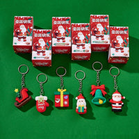 HKM-354451 Christmas Cartoon Doll Keychain Blind Box - 24 Collectible Figures for Teens