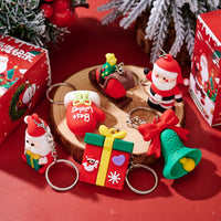 HKM-354451 Christmas Cartoon Doll Keychain Blind Box - 24 Collectible Figures for Teens