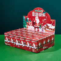 HKM-354451 Christmas Cartoon Doll Keychain Blind Box - 24 Collectible Figures for Teens