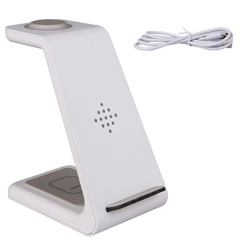HKM-355027 3-in-1 Wireless Charger Stand for iPhone 12, Apple Watch, and AirPods, Fast Charging Design, Compact and Portable
