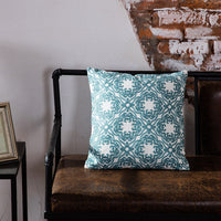 HKM-355027 Geometric Abstract Cotton Cushion with PP Cotton Filling, 45x45cm