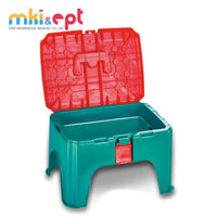 HKM-355475 Pretend Play Gardening Tool Set for Kids Ages 2-7, Plastic Garden Tools in Color Box