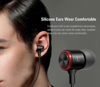 HKM-355539 Wired In-Ear Headset with Metal Design for Mobile Devices - White or Black with EVA Box