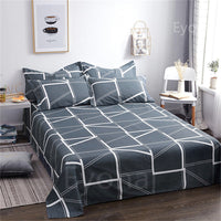 HKM-355603 Cartoon-Themed Bed Sheets with Pillowcases - Multiple Designs and Sizes Available