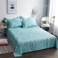 HKM-355603 Cartoon-Themed Bed Sheets with Pillowcases - Multiple Designs and Sizes Available