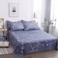 HKM-355603 Cartoon-Themed Bed Sheets with Pillowcases - Multiple Designs and Sizes Available