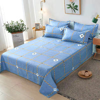 HKM-355603 Cartoon-Themed Bed Sheets with Pillowcases - Multiple Designs and Sizes Available
