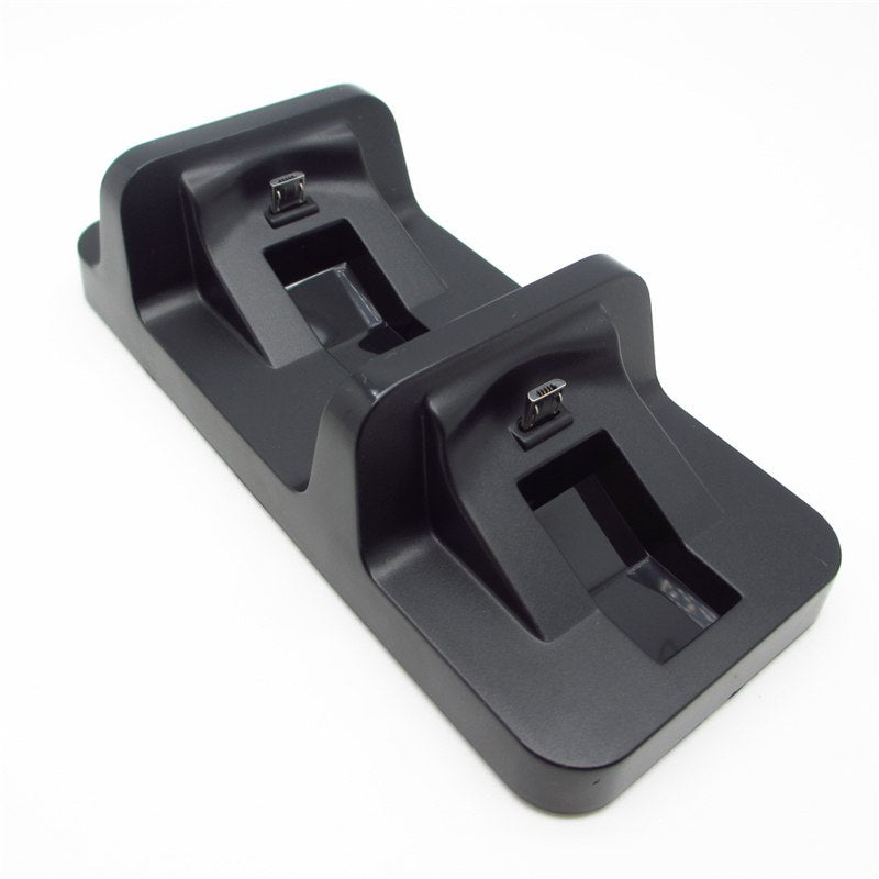 HKM-355667 Dual Charging Dock Station for PS4 Wireless Controllers with USB Cable, Compatible with PlayStation 4