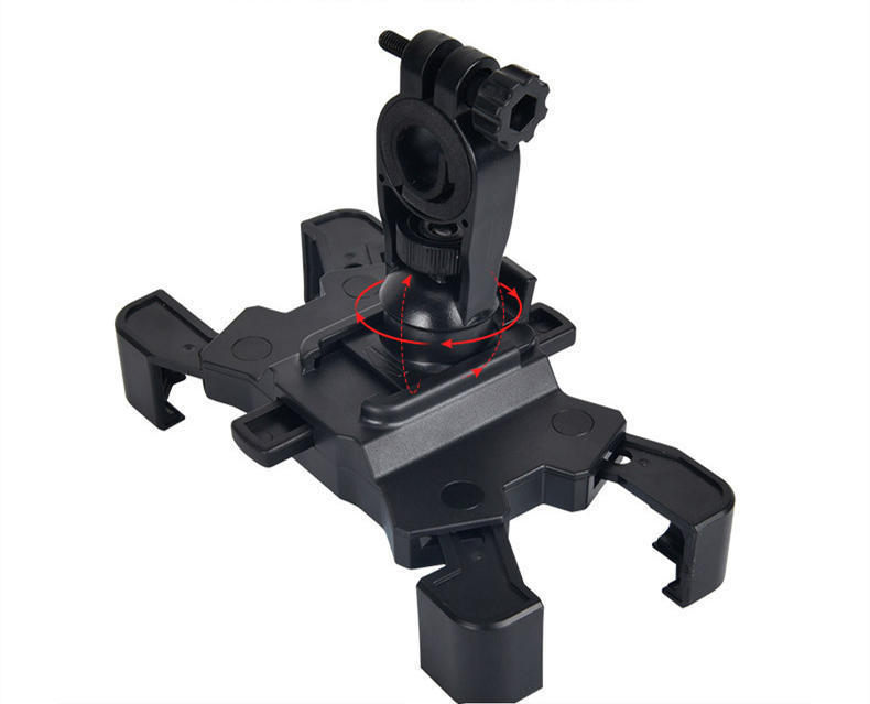 HKM-355859 Electric Motorcycle and Bicycle Mobile Phone Holder - Shock-Proof Navigation Bracket for 4.8 to 6.8 Inch Devices