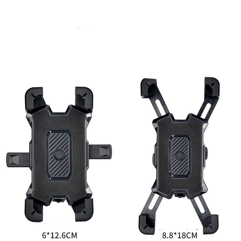 HKM-355859 Electric Motorcycle and Bicycle Mobile Phone Holder - Shock-Proof Navigation Bracket for 4.8 to 6.8 Inch Devices