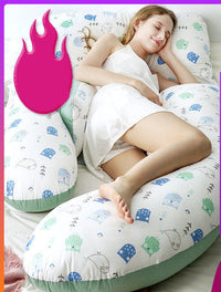 HKM-355923 Pregnant Woman's U-Shaped Sleep Support Pillow for Back and Abdomen Relief