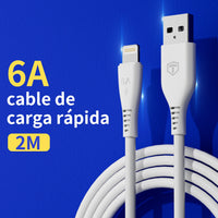 HKM-356051 2M Micro USB Cable 6A High-Speed Data Transfer, PVC & Braided Nylon Construction
