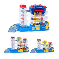HKM-356051 3-Layer Electric Car Parking Lot Toy with Light and Music for Kids