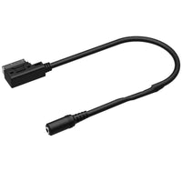 HKM-356179 AMI to AUX 3.5mm Audio Transmission Line for Headsets – 0.35m Black Tinned Copper Cable