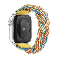 HKM-356307 Braided Single Loop Watch Strap Compatible with Apple Watch Series 1-6 in Various Colors and Sizes