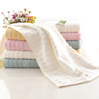 HKM-356371 Bamboo Fiber Water Ripple Towel - Absorbent, Soft, Eco-Friendly, 34x75 cm