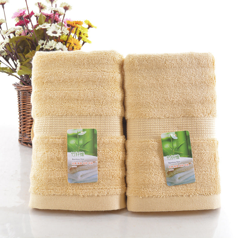 HKM-356371 Bamboo Fiber Water Ripple Towel - Absorbent, Soft, Eco-Friendly, 34x75 cm