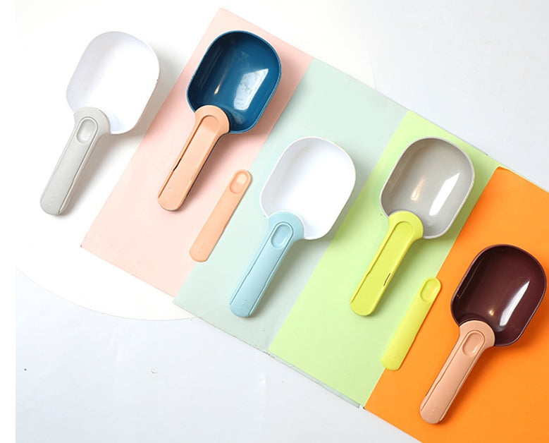 HKM-356435 Pet Food Spatula with Canned Spoon Seal - Durable ABS Material, 20 x 8 x 4 cm, Lightweight 40 g