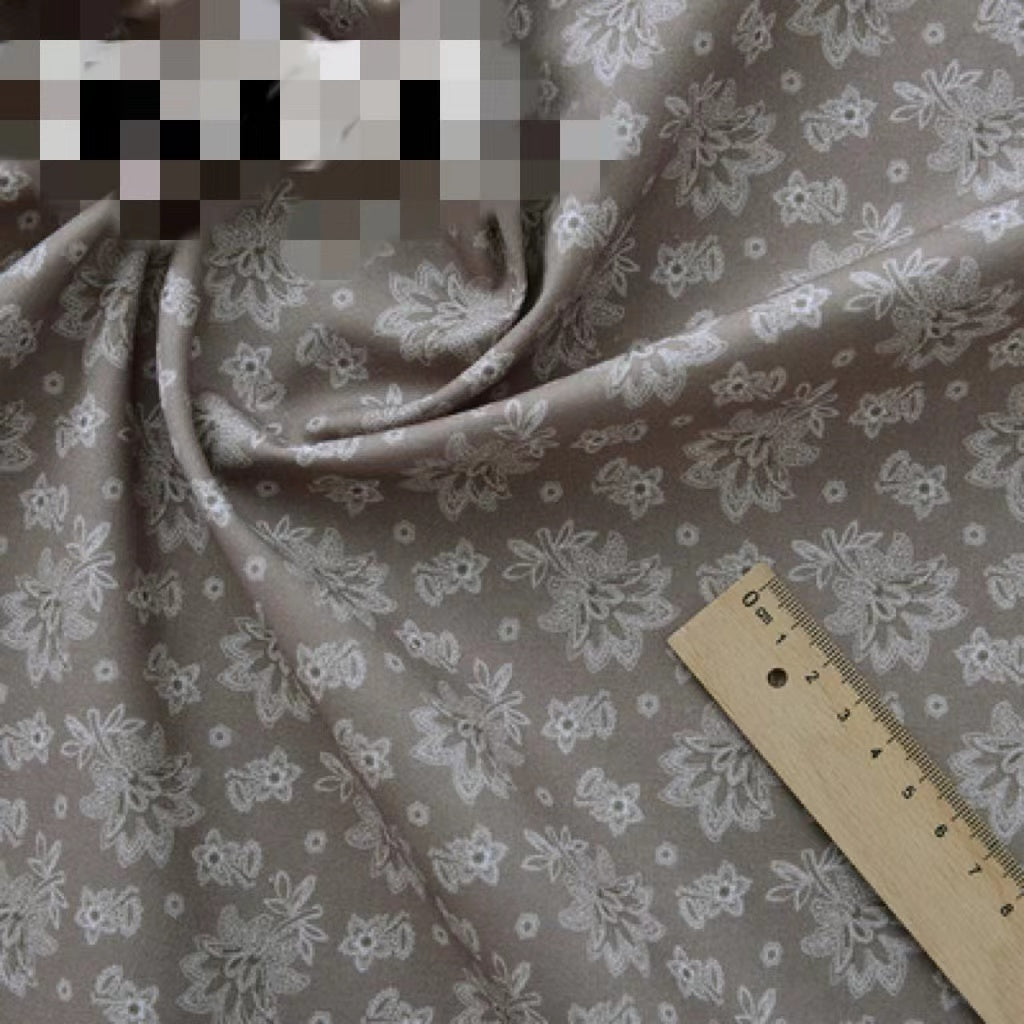HKM-356627 Cotton Floral Print Fabric for Crafts and Sewing Projects, 145 cm Wide
