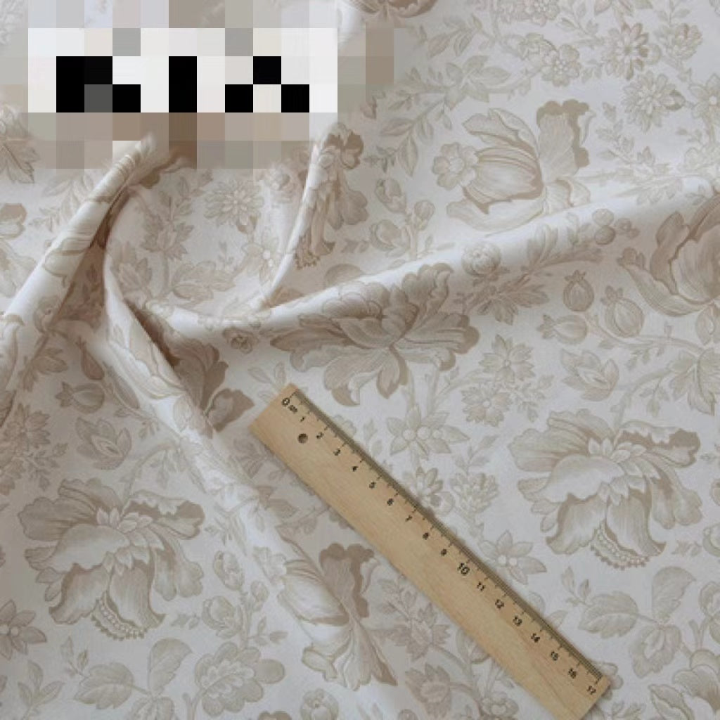 HKM-356627 Cotton Floral Print Fabric for Crafts and Sewing Projects, 145 cm Wide