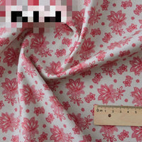 HKM-356627 Cotton Floral Print Fabric for Crafts and Sewing Projects, 145 cm Wide