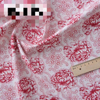 HKM-356627 Cotton Floral Print Fabric for Crafts and Sewing Projects, 145 cm Wide