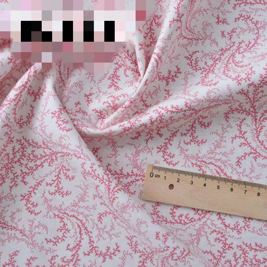 HKM-356627 Cotton Floral Print Fabric for Crafts and Sewing Projects, 145 cm Wide