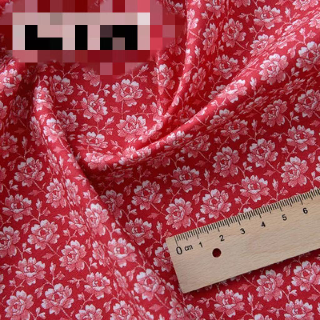 HKM-356627 Cotton Floral Print Fabric for Crafts and Sewing Projects, 145 cm Wide