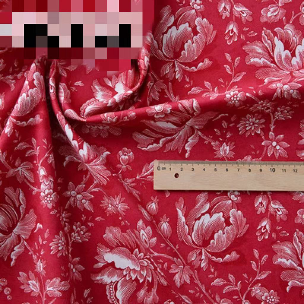 HKM-356627 Cotton Floral Print Fabric for Crafts and Sewing Projects, 145 cm Wide