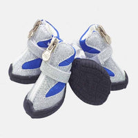 HKM-356627 Stylish Breathable Cloth Pet Shoes for Dogs - Non-Slip & Wear-Resistant in Red, Black, Blue