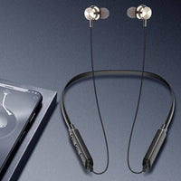 HKM-356691 Wireless Neckband Stereo Headset with Bluetooth 5.0, Voice Control, and Multi-Point Connection