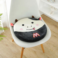 HKM-356755 Cute Cartoon Plush Animal Cushions - Shiba Inu, Orange Cow, Black Cow, Blue Cow, Totoro, Owl, Monkey, Shark, 40x40cm