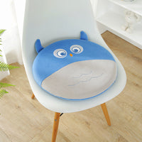 HKM-356755 Cute Cartoon Plush Animal Cushions - Shiba Inu, Orange Cow, Black Cow, Blue Cow, Totoro, Owl, Monkey, Shark, 40x40cm