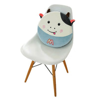 HKM-356755 Cute Cartoon Plush Animal Cushions - Shiba Inu, Orange Cow, Black Cow, Blue Cow, Totoro, Owl, Monkey, Shark, 40x40cm