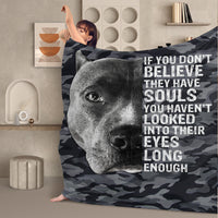 HKM-356947 Gray Camouflage Flannel Throw Blanket - Soft and Lightweight Bedspread, 60x80 Inches