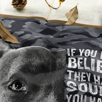 HKM-356947 Gray Camouflage Flannel Throw Blanket - Soft and Lightweight Bedspread, 60x80 Inches
