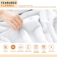 HKM-356947 Gray Camouflage Flannel Throw Blanket - Soft and Lightweight Bedspread, 60x80 Inches