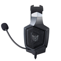 HKM-357011 Luminous Wired Gaming Headset with 3.5mm Connector for PC