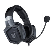 HKM-357011 Luminous Wired Gaming Headset with 3.5mm Connector for PC