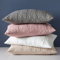 HKM-357267 Antibacterial Quilted Pillow Protector Cover in Various Colors - 100% Polyester, 48cm x 74cm