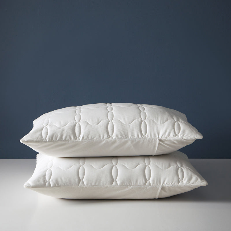 HKM-357267 Antibacterial Quilted Pillow Protector Cover in Various Colors - 100% Polyester, 48cm x 74cm
