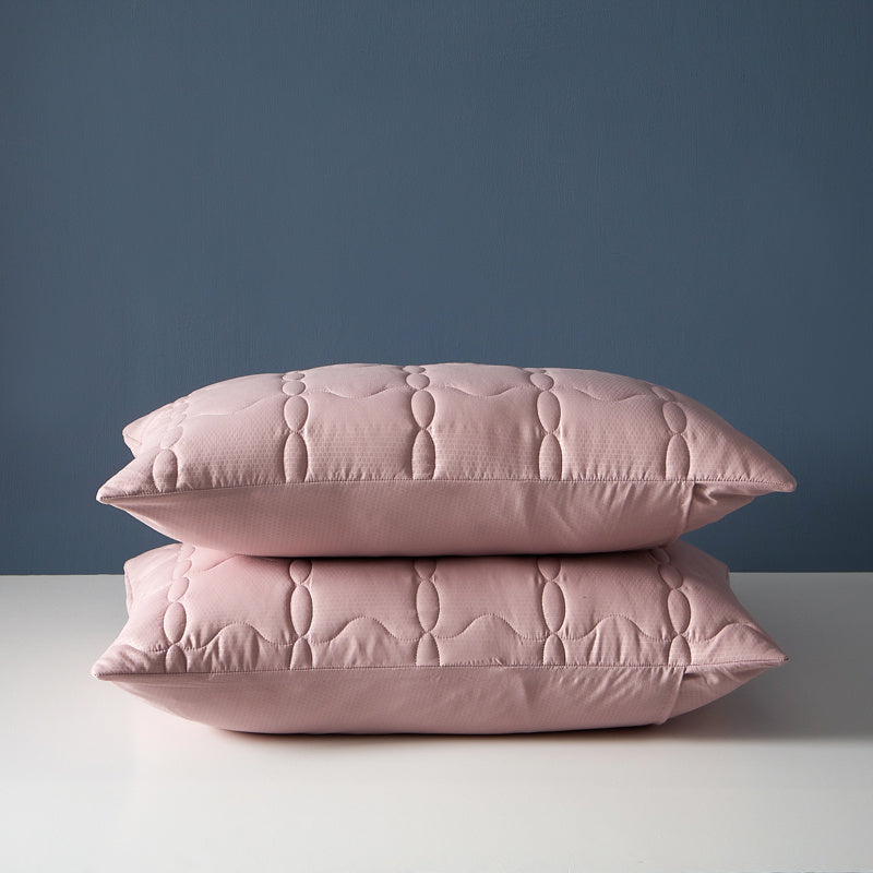 HKM-357267 Antibacterial Quilted Pillow Protector Cover in Various Colors - 100% Polyester, 48cm x 74cm