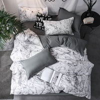 HKM-357267 Four-Piece Personalized Fashion Bedding Set with Geometric Pattern in Various Sizes